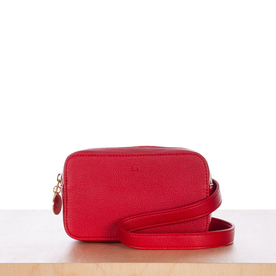 Micro Belt Bag – Red Pebble