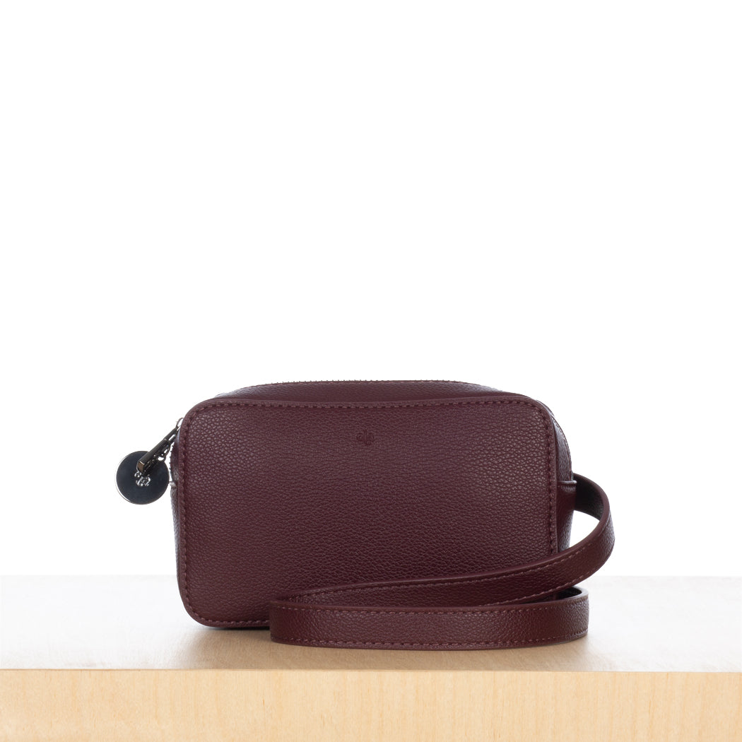 Micro Belt Bag – Merlot Pebble