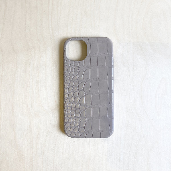 Phone Case Taupe Croc in various sizes (No Monogramming) Sample Sale