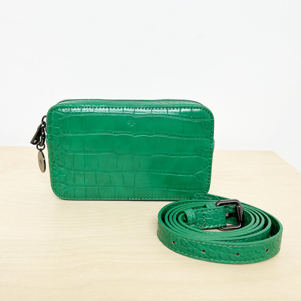 Micro Belt Bag – Lilypad Croc Effect SM Sample Sale