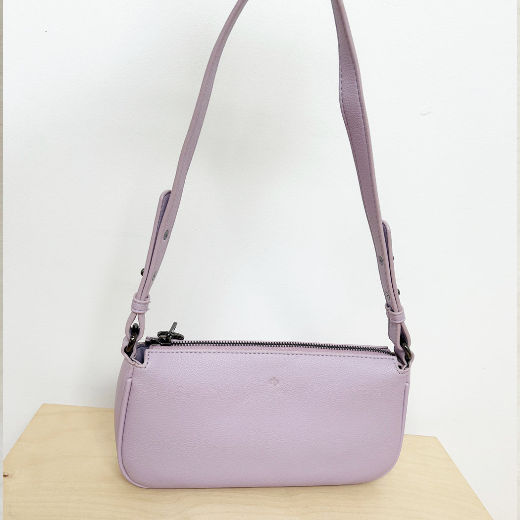 Shoulder Bag - Cotton Candy Purple Pebble Sample Sale