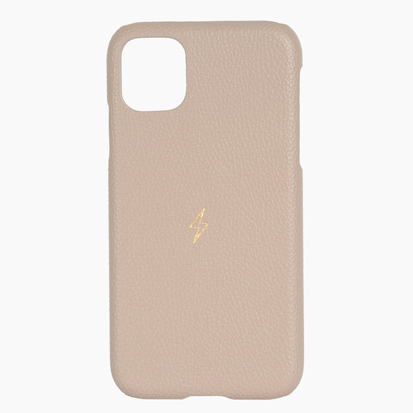 Phone Case Taupe Pebble Hot Stamped (Monogramming included in price)