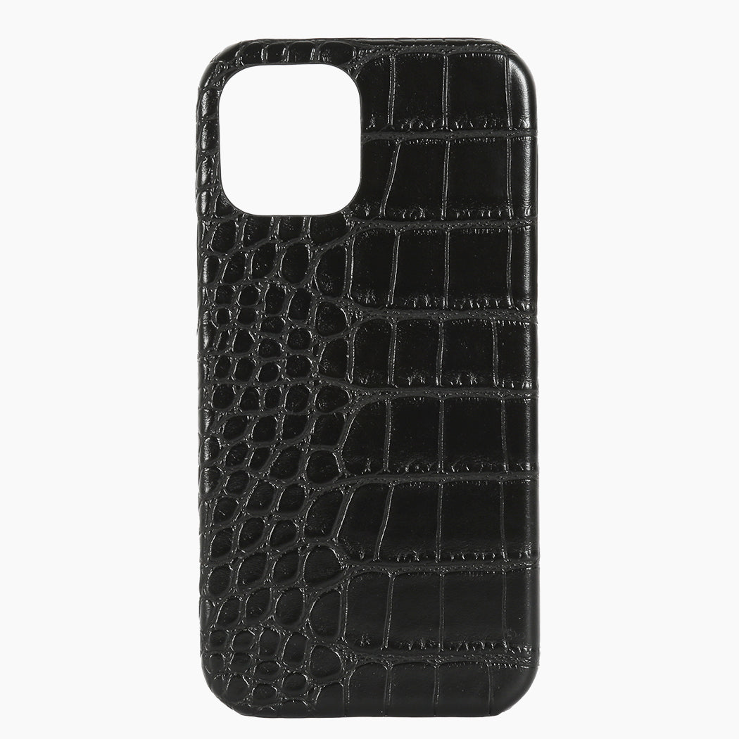 Phone Case Black Croc