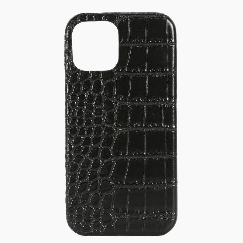 Phone Case Black Croc Hot Stamped (Monogramming included in price)