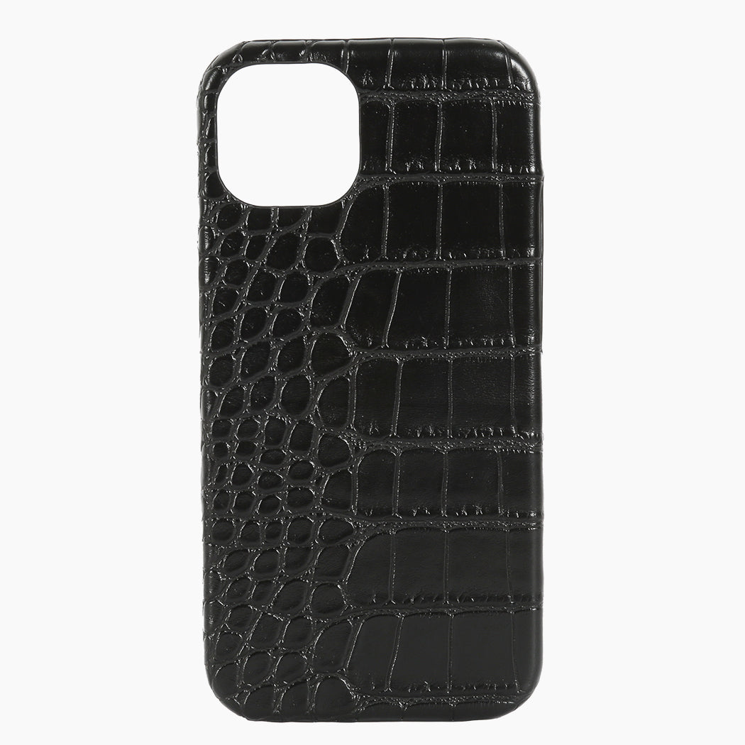 Phone Case Black Croc