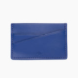 Apple Leather Card Holder - Cobalt