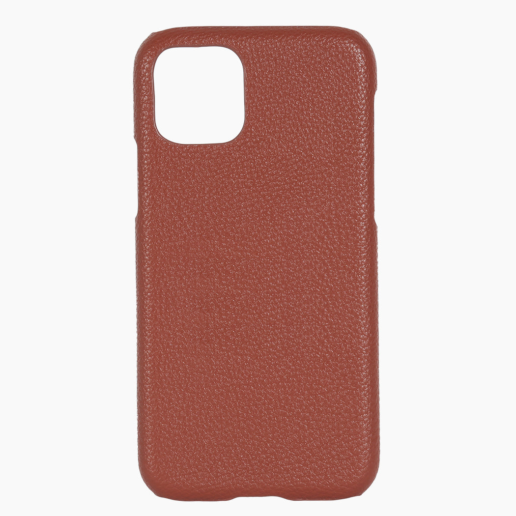 Phone Case Walnut Pebble Hot Stamped (Monogramming included in price)