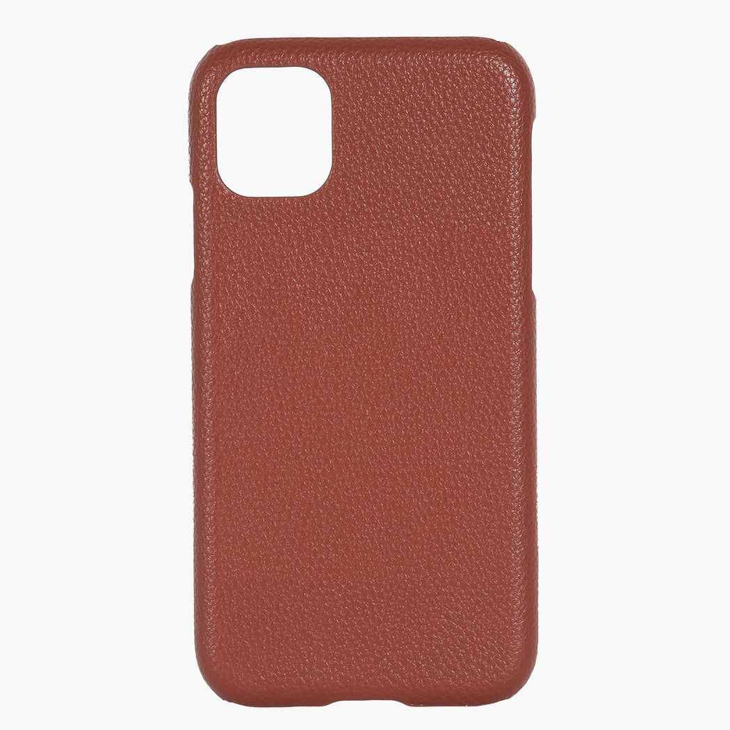 Phone Case Walnut Pebble Hot Stamped (Monogramming included in price)