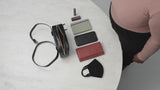 Belt Bag – Black Pebble with Gold Hardware