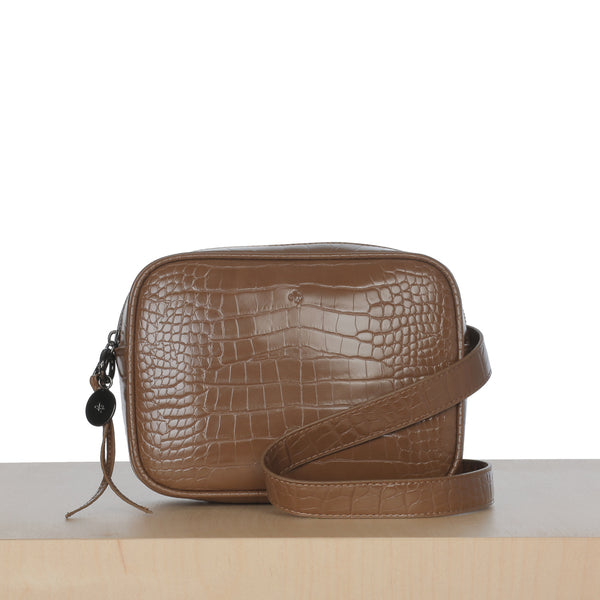 Belt Bag – Chestnut Croc