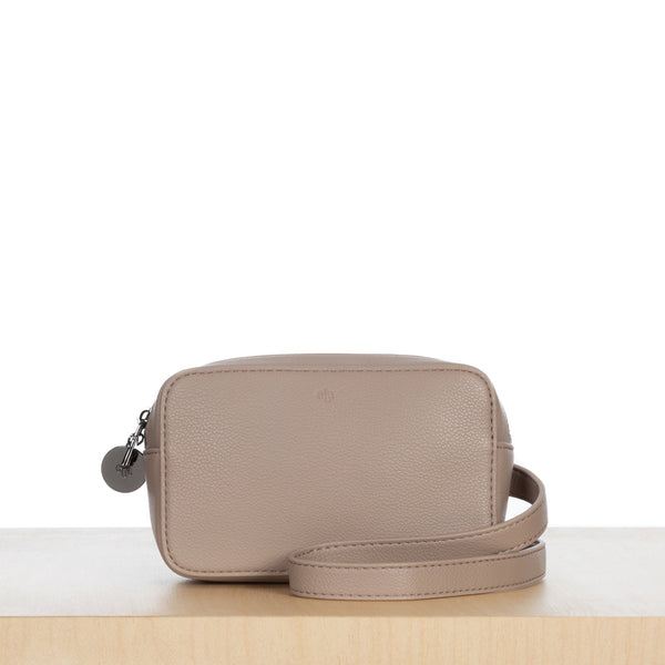 Micro Belt Bag – Taupe Pebble