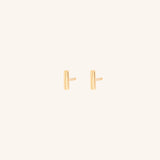 Mini Bar Stud Earrings